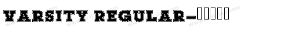 Varsity Regular字体转换
